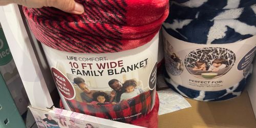 HUGE Family Blanket Just $27.99 at Costco (10 Feet Wide!)