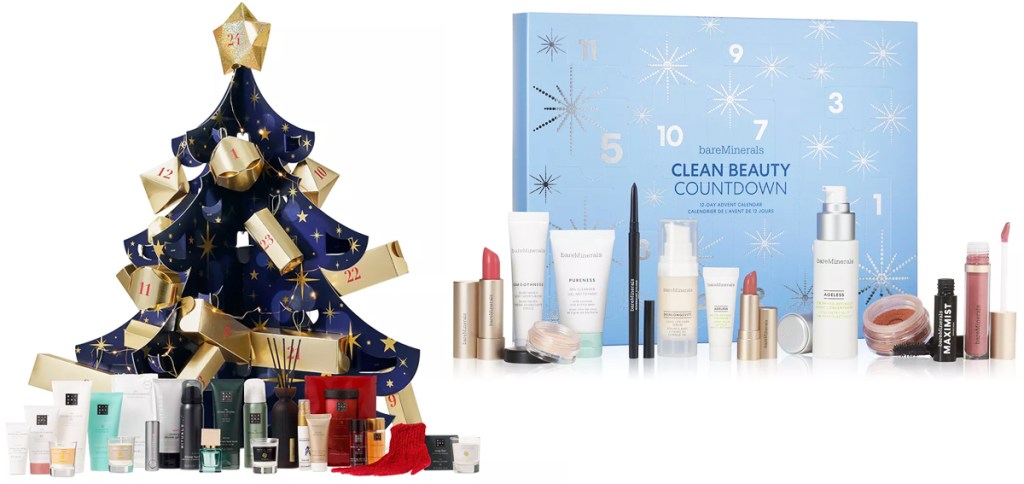 rituals and bareminerals advent calendars