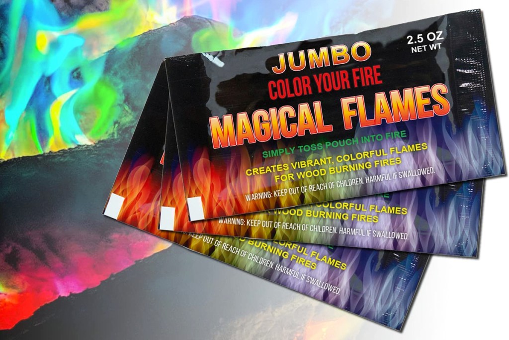 jumbo color changing fire packets