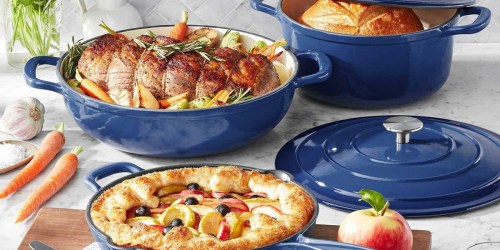 Member’s Mark 5-Piece Enamel Cast Iron Set Just $79.98 Shipped on SamsClub.com | 4 Color Choices