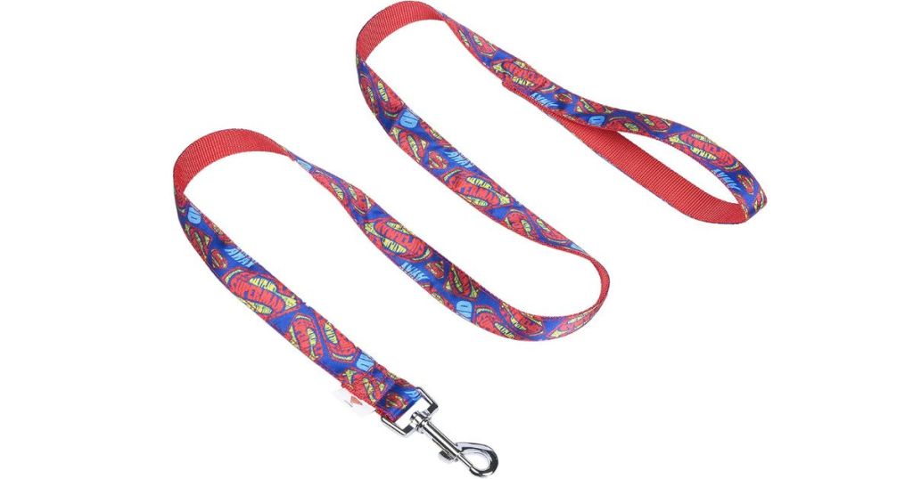 Superman dog leash