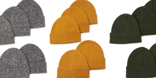 Time and Tru Beanies 5-Packs Just $9.67 on Walmart.com (Regularly $30) – Choose from 8 Colors