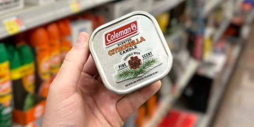 Coleman Citronella Candle w/ Wood Wick Only $2.94 on Amazon | Great for Summer BBQs