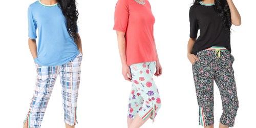 Cuddl Duds Women’s Pajamas Set Just $33 Shipped on QVC.com (Includes Plus Sizes!)