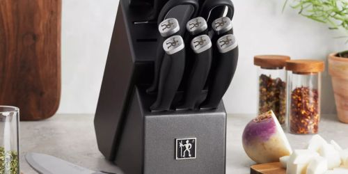 *HOT* Henckels 14-Piece Stainless Steel Knife Block Set Just $38 on Walmart.com (Regularly $120)