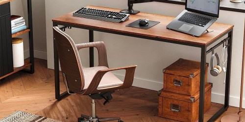 Amazon Computer Desk w/ 8 Hooks Only $54.69 Shipped (Regularly $100)