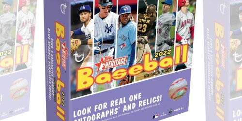 2022 Topps Heritage Baseball Cards Mega Box Just $39.98 Shipped on Walmart.com