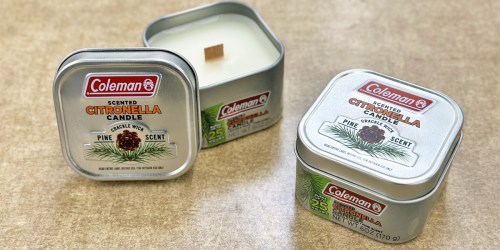 Coleman Pine-Scented Citronella Candle Only $2.94 on Amazon