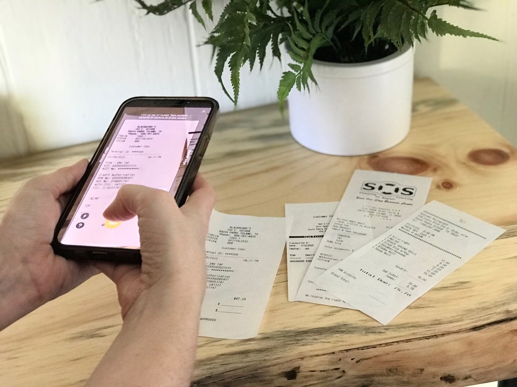 Scanning receipts to fetch rewards app