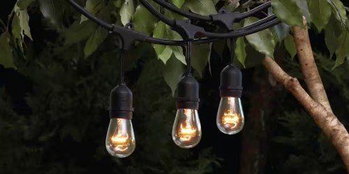 Hampton Bay Edison Bulb String Lights Just $16.49 Shipped on HomeDepot.com (Regularly $55)