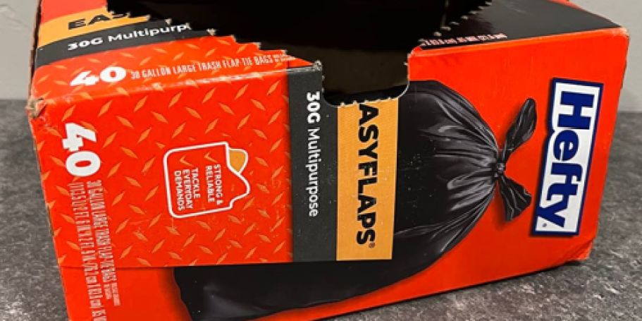 Hefty 30-Gallon Trash Bags 40-Count Just $6.73 Shipped on Amazon