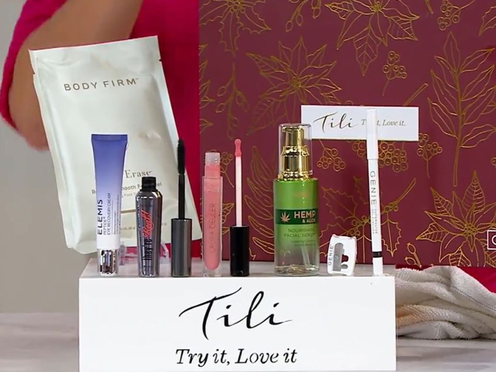 TILI Try It, Love It LUXE BEAUTY 6 Piece Sample Box from QVC 