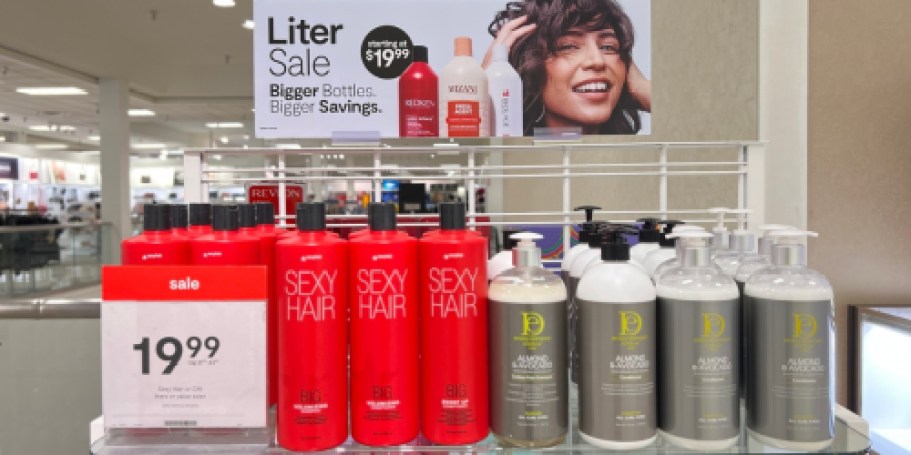 JCPenney Liter Sale + Stackable Savings | Kenra, CHI, & Sexy Hair Only $17.99!