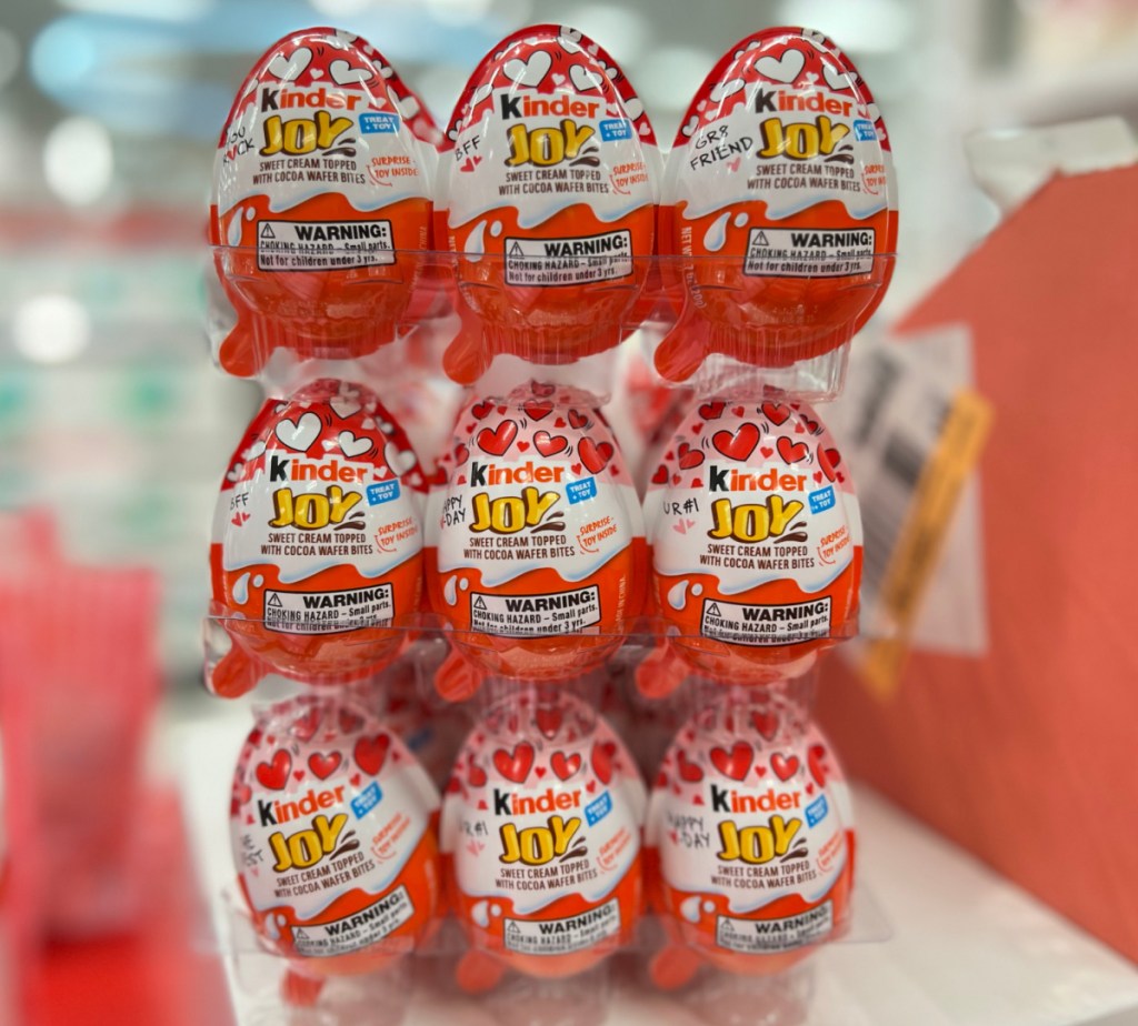 Kinder Joy Valentines Day Eggs