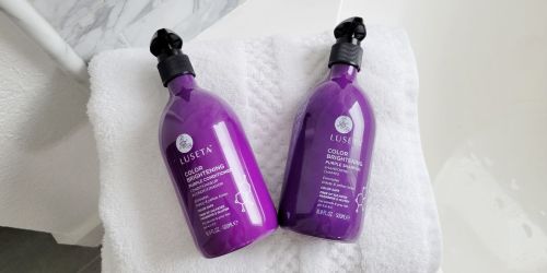 65% Off Color Brightening Purple Shampoo & Conditioner Set on Amazon