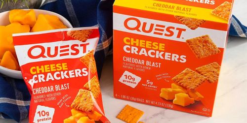 15% Off Quest Cheese Crackers on Amazon (Low-Carb, High Protein Snack!)