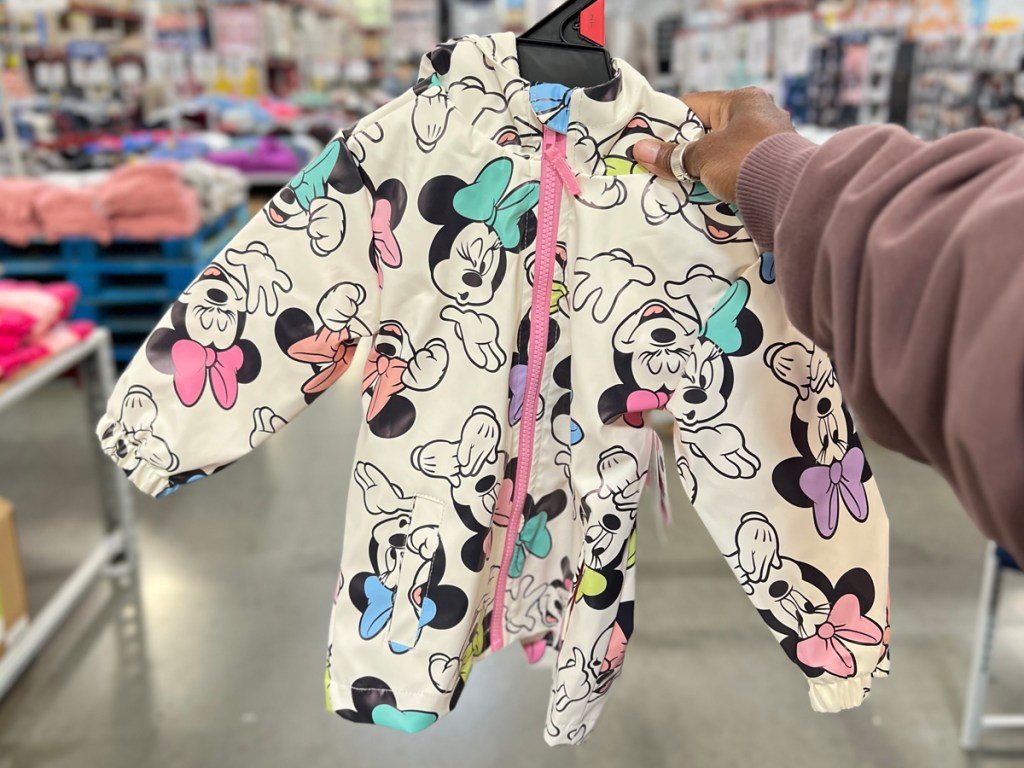 Sams Club kids Minnie Mouse Rain Jacket