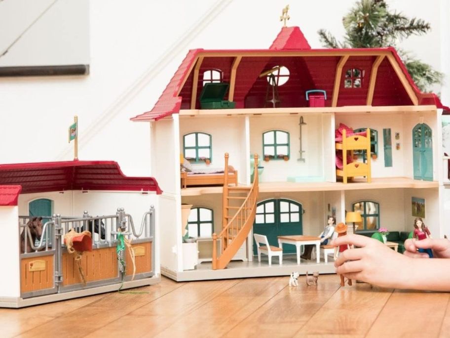 Interior view of the Schleich Horse Club