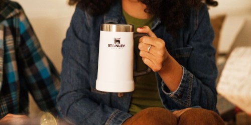 Stanley Barware Steins, Flasks, & Growlers from $14 on Amazon