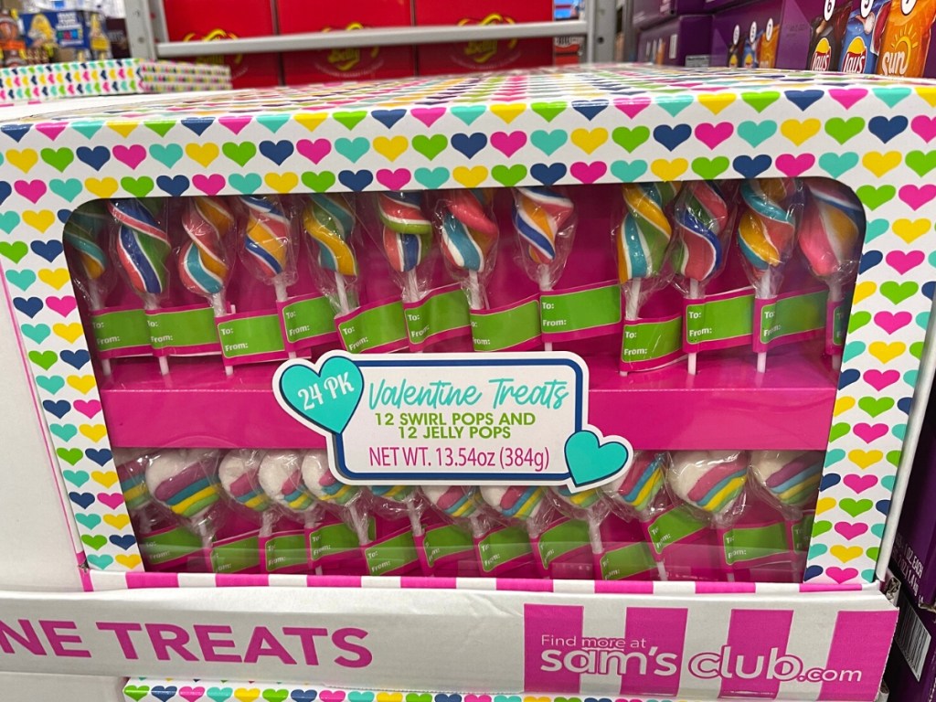 Valentine Jelly and Swirl Pops 24-Pack