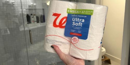 Hurry! Walgreens Toilet Paper 4-Pack Mega Rolls Only $1.79 (Regularly $5)