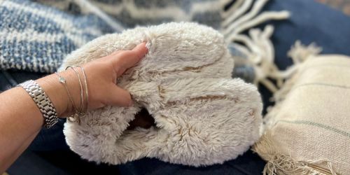 Microwave Warmies Slippers are My Favorite Heat Therapy for Feet (+ $10 Off on Amazon!)