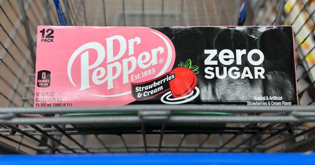 dr pepper strawberries and cream 12-packs