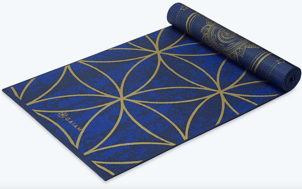 blue sundial mat