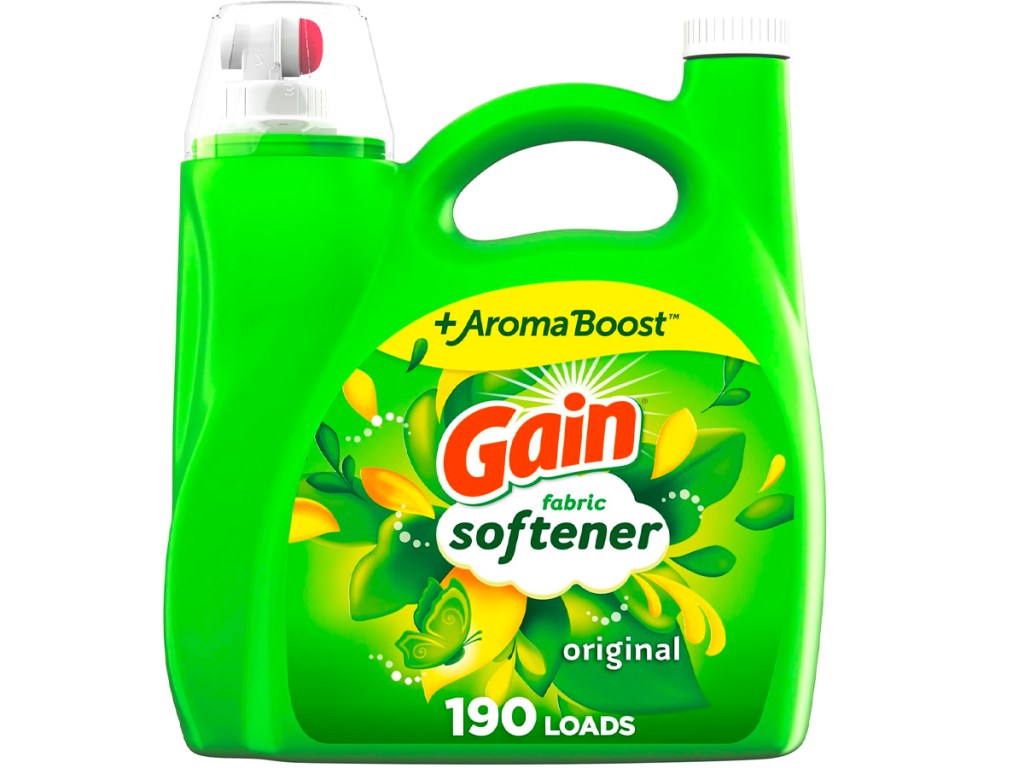 gain fabric softener bottle