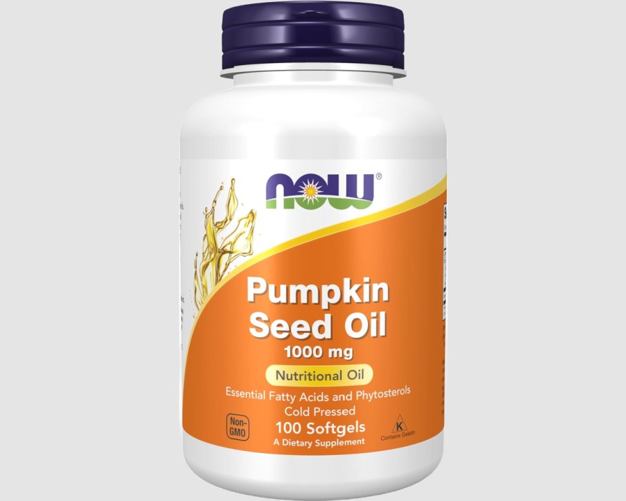 pumpkin seed oil jar