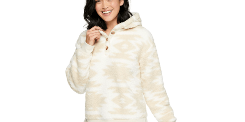 *HOT* Kohl’s Sonoma Sherpa Women’s Hoodie ONLY $4.67 (Regularly $44)