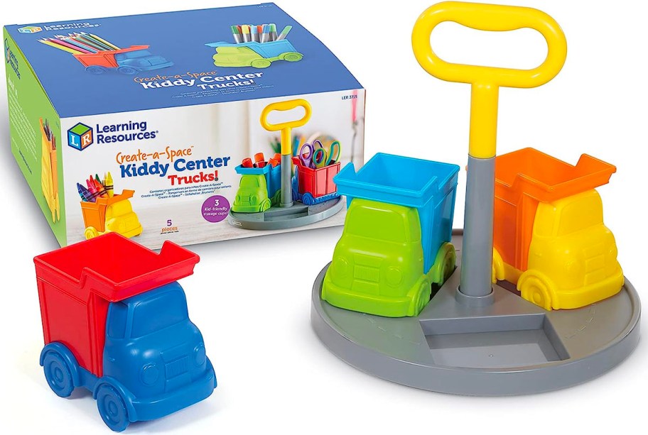truck storage caddy and box stock image