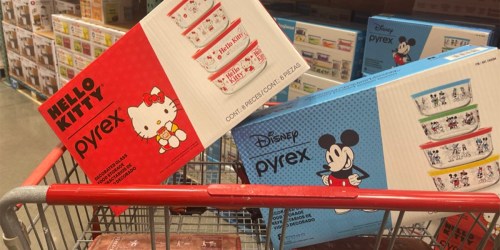 Disney Pyrex 8-Piece Glass Storage Sets Just $17.99 at Costco