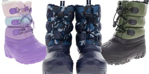 Toddler & Kids Snow Boots from $9.81 on SamsClub.com