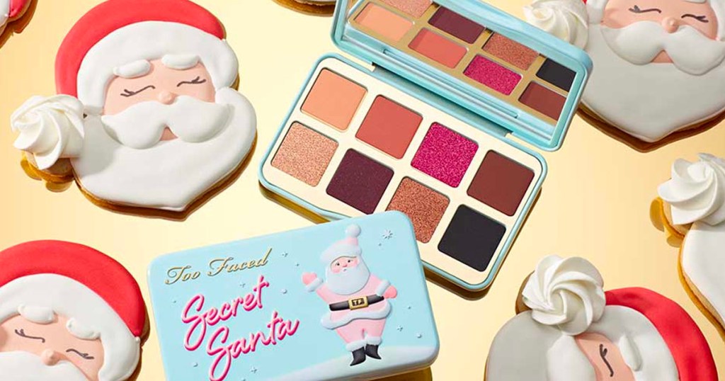 too faced secret santa palette