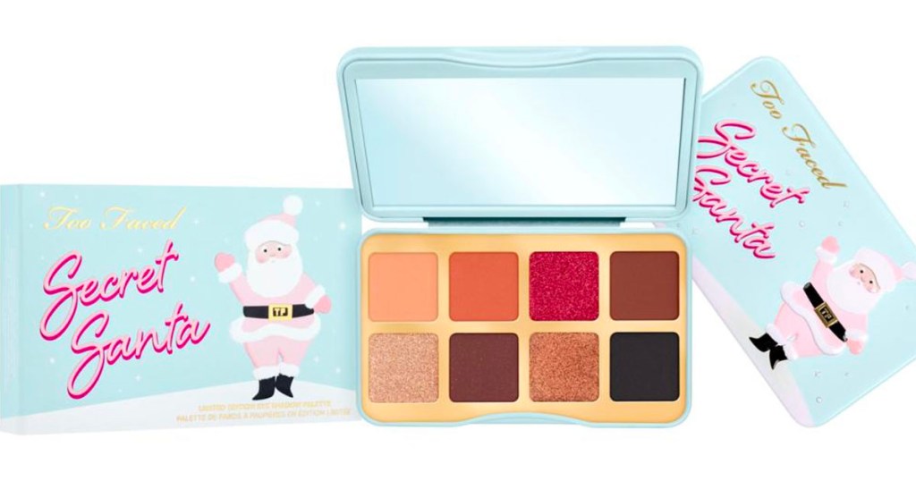 too faced secret santa palette