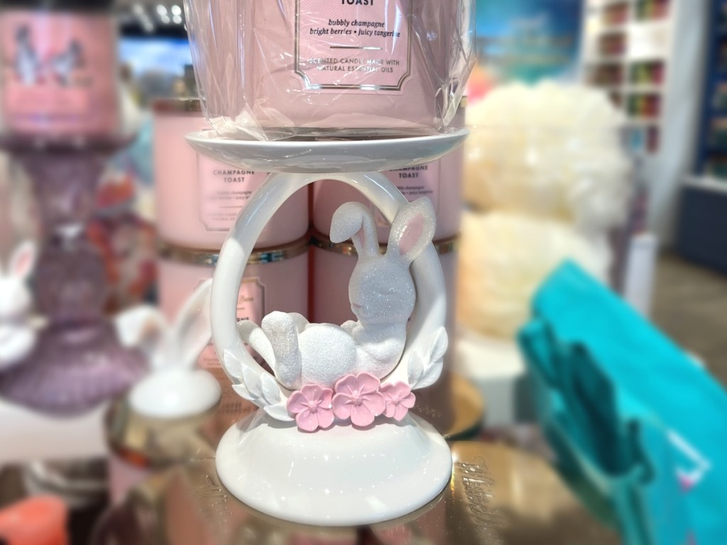 bath & body works Napping Bunny Pedestal