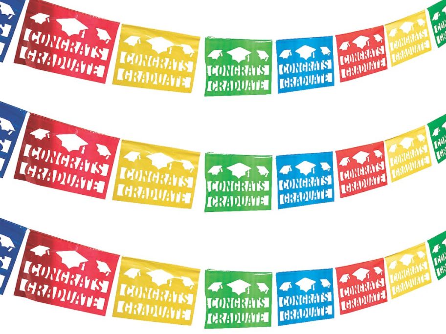 Congrats Graduate multi-colored Banner