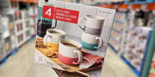 Costco Stackable Coffee Mugs 4-Pack ONLY $9.97 Shipped (Just $2.49 Per Mug!)