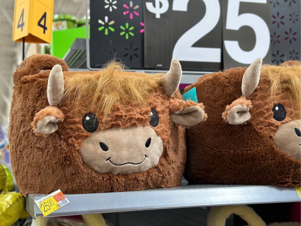 highland cow easter basket in store