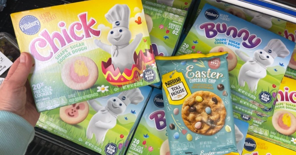pillsbury and nestle toll house easter cookies