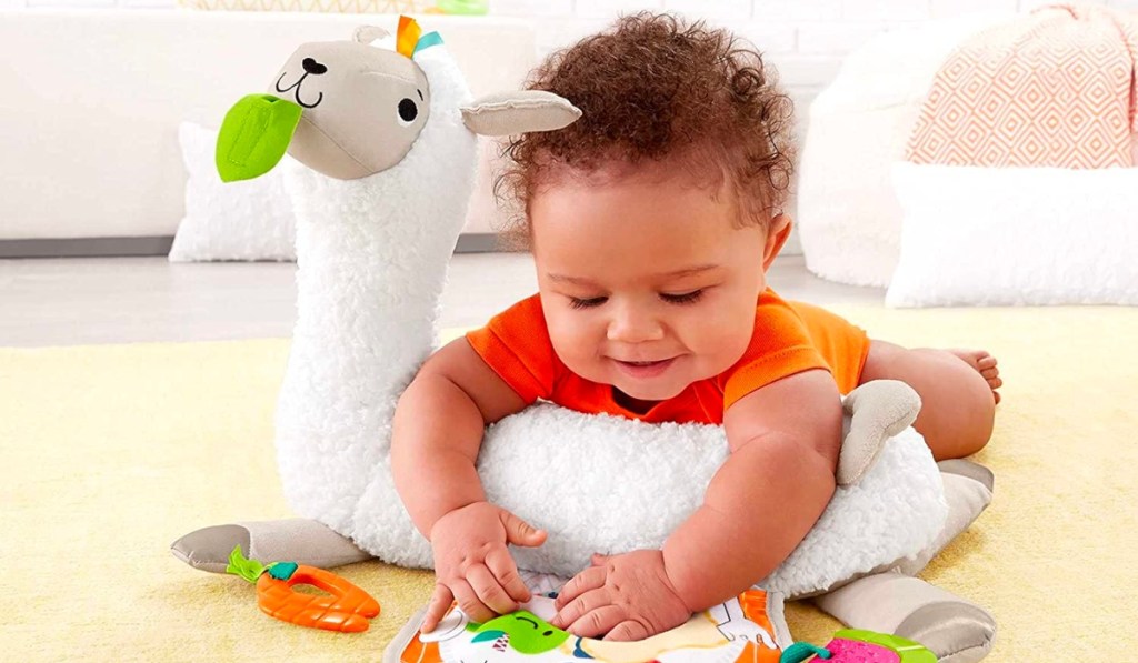 Fisher-Price Grow-With-Me Tummy Time Llama