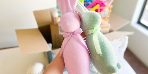 Walmart Easter Decorations from $1.98 | Shop Flocked Bunnies, Cute Signs, & More!