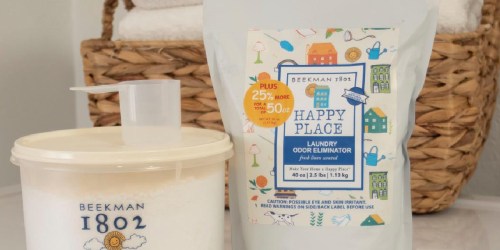 Happy Place 100oz Odor-Eliminating Scent Booster w/ Tupperware Tub ONLY $29.99 (Regularly $50)