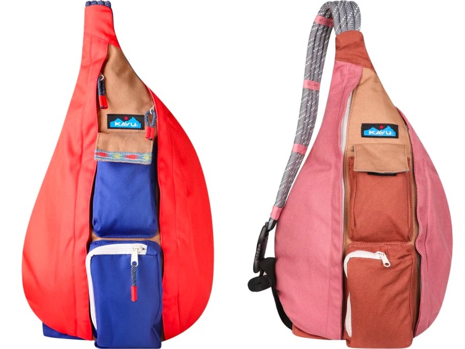 kavu remix rope bag and original rope bag