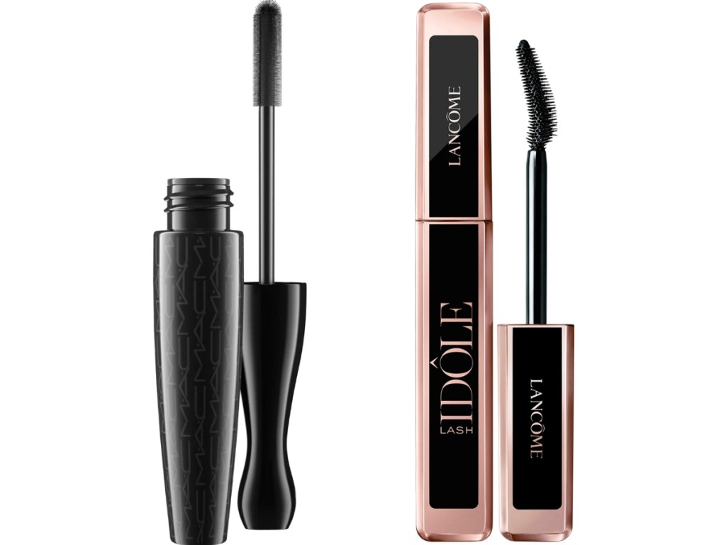 mac cosmetics and lancome mascara