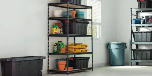 Walmart Metal Storage Racks Only $99 Shipped (Reg. $140) | Two Assembly Options