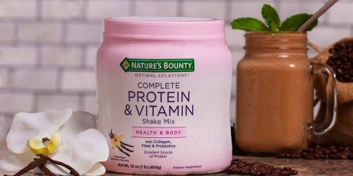 WOW! Nature’s Bounty Protein & Vitamin Shake Mixes Only $6 Each Shipped on Amazon (Reg. $20)