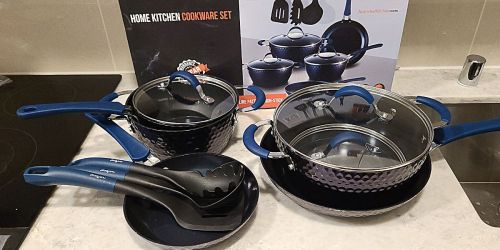 Over 30% Off NutriChef 11-Piece Nonstick Cookware Set on Amazon + Free Shipping (Thousands of 5-Star Reviews)