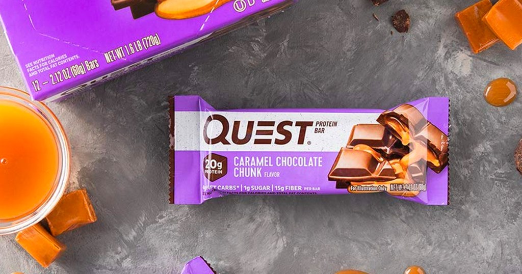 Quest Caramel Chocolate Chunk Protein Bars